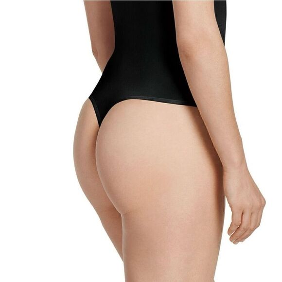 JOCKEY ESSENTIALS NWT women’s maroon and nude  seam free slimming shorts and hig - Picture 9 of 10